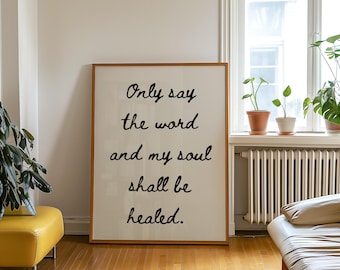 Catholic Wall Art Digital Download Printable Design Modern Aesthetic Minimalist Decor Eucharist Mass Quote Print Inspirational Faith Home