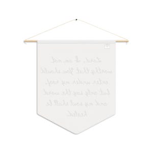 Catholic Mass Quote Pennant Wall Art for Dorm or Catholic School Faith Banner for College Student Gift Catholic Home Sign Godchild Gift Idea image 5