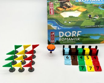 Dorf Romantik Spielaufwertung – Fahnen, Marker & Heißluftballon