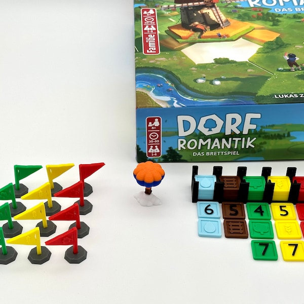 Dorf Romantik Spielaufwertung – Fahnen, Marker & Heißluftballon