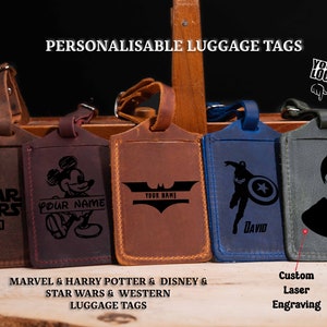 Star Wars Luggage Tags Personalized, Custom Luggage Tag Star Wars, Personalized Leather Luggage Tags, Custom Leather Luggage Tag, Flight Tag