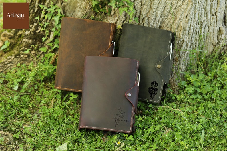 Personalized Leather Portfolio, Custom Leather Portfolio, Custom