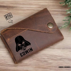 Tarjetero minimalista personalizado para mujer, billetera de cuero para hombre, billetera fina de cuero, monedero de cuero, tarjetero con bolsillo frontal.