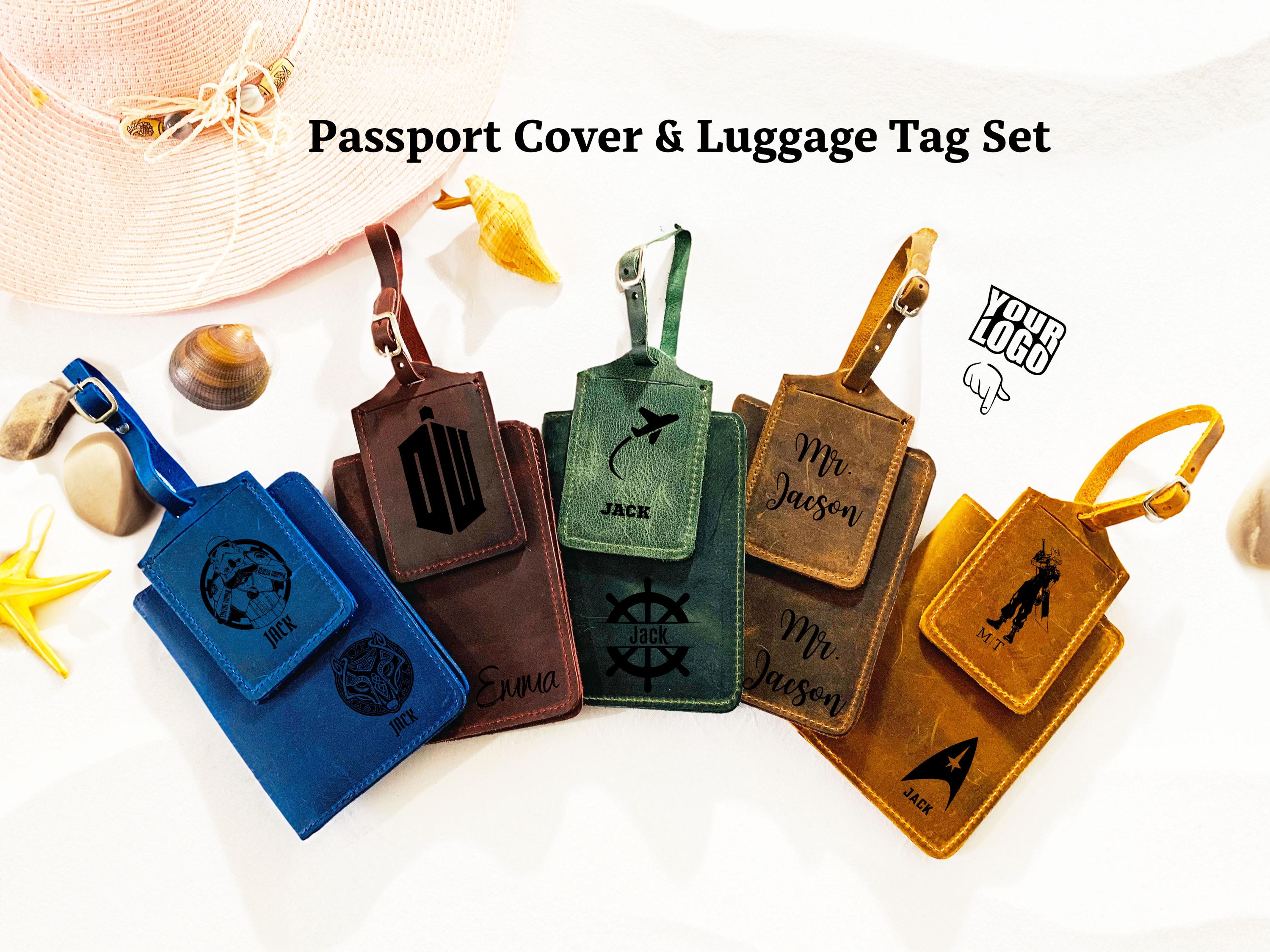 Leather Star Wars Passport Holder Luggage Tag Set: Custom