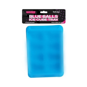 Ice Mold - Blue Balls Penis Ice Cube Tray (2 Tray Pack)