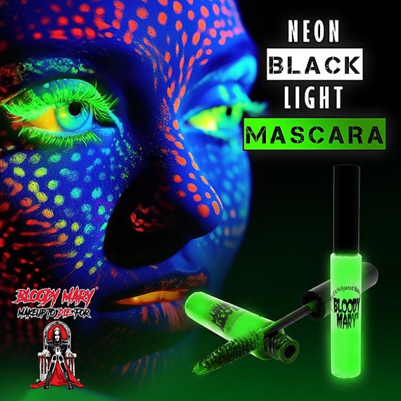 Neon Blacklight Makeup
