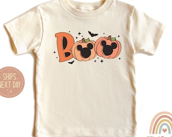 Minnie Mouse Halloween Shirt, Spooky Disney Boo Kids Tee