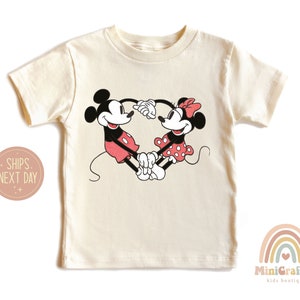 Mickey and Minnie Mouse Baby Onesie® , Toddler Disney Gift Shirt, Toddler Mickey Minnie Shirt, Kids Disney Shirt, Cute Disney Trip Shirts