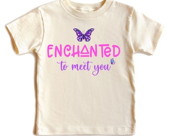 Enchanted to Meet You Onesie, Music Lover Gift, 100% Cotton