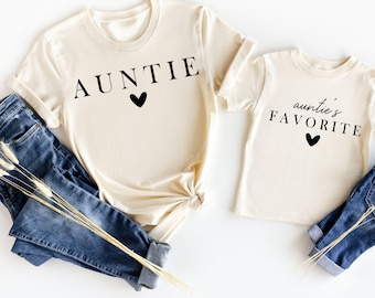 Auntie's Favorite Baby Bodysuit: Niece/Nephew Gift, 100% Cotton