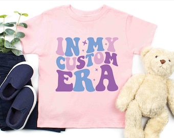 Personalized "In My Custom Era" Cotton Toddler Shirt