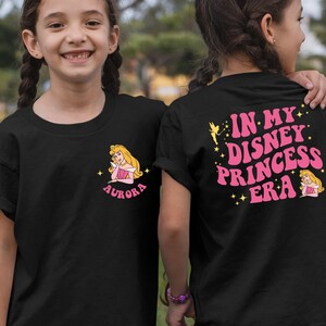 Disneyland In My Princess Era Girl Shirt, Birthday Gift For Kids, Cinderella Sweatshirt, Snow White Tee, Disney Ariel Shirt, Princess Aurora Shirt, Rapunzel Shirt, Disneyland Vacation T Shirt, Disney World Toddler Shirts, Disney Trip Tee