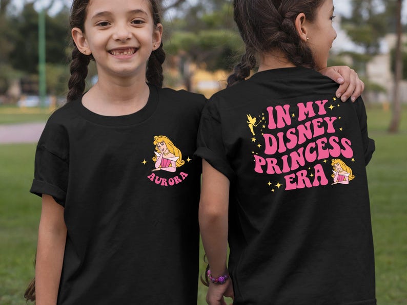 Disneyland In My Princess Era Girl Shirt, Birthday Gift For Kids, Cinderella Sweatshirt, Snow White Tee, Disney Ariel Shirt, Princess Aurora Shirt, Rapunzel Shirt, Disneyland Vacation T Shirt, Disney World Toddler Shirts, Disney Trip Tee
