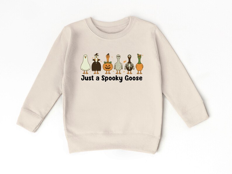 Halloween Spooky Goose Toddler Sweatshirt, Funny Goose Tshirt, Fall Toddler Sweatshirt, Cute Fall Baby Shower, Cute Goose Baby Onesie®, Ghost Pumpkin Toddler Gift, Boo Halloween Shirt, Spooky Season Tshirt, Retro Halloween Tee, Vintage Halloween, Trick or Treat, Autumn Spooky Vibes, Just a Spooky Goose Funny Toddler T-Shirt