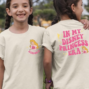 Disneyland In My Princess Era Girl Shirt, Birthday Gift For Kids, Cinderella Sweatshirt, Snow White Tee, Disney Ariel Shirt, Princess Aurora Shirt, Rapunzel Shirt, Disneyland Vacation T Shirt, Disney World Toddler Shirts, Disney Trip Tee