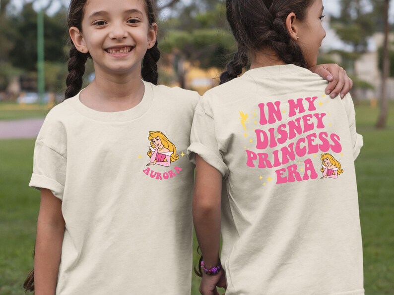 Disneyland In My Princess Era Girl Shirt, Birthday Gift For Kids, Cinderella Sweatshirt, Snow White Tee, Disney Ariel Shirt, Princess Aurora Shirt, Rapunzel Shirt, Disneyland Vacation T Shirt, Disney World Toddler Shirts, Disney Trip Tee
