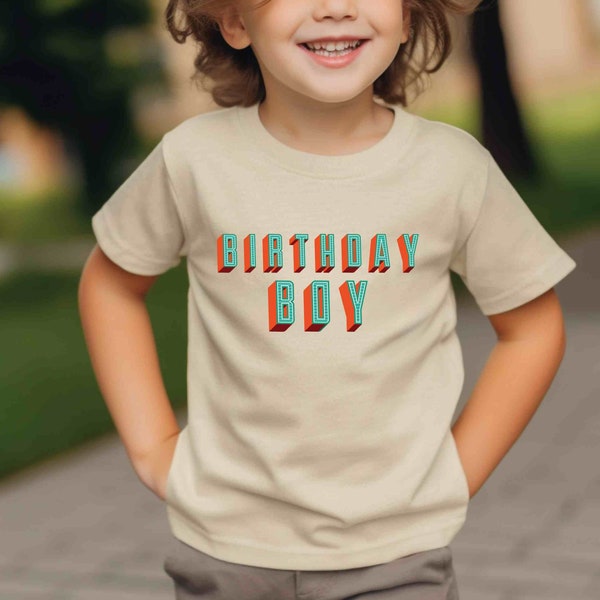 Birthday Boy Shirt, Birthday Youth Toddler Boy Tee, Kids Birthday Party Shirt, Birthday Baby Boy Gift, Toddler Birthday Gift, Boy Shirts