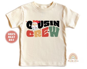Christmas Santa Cousin Crew Shirt, Toddler Tee