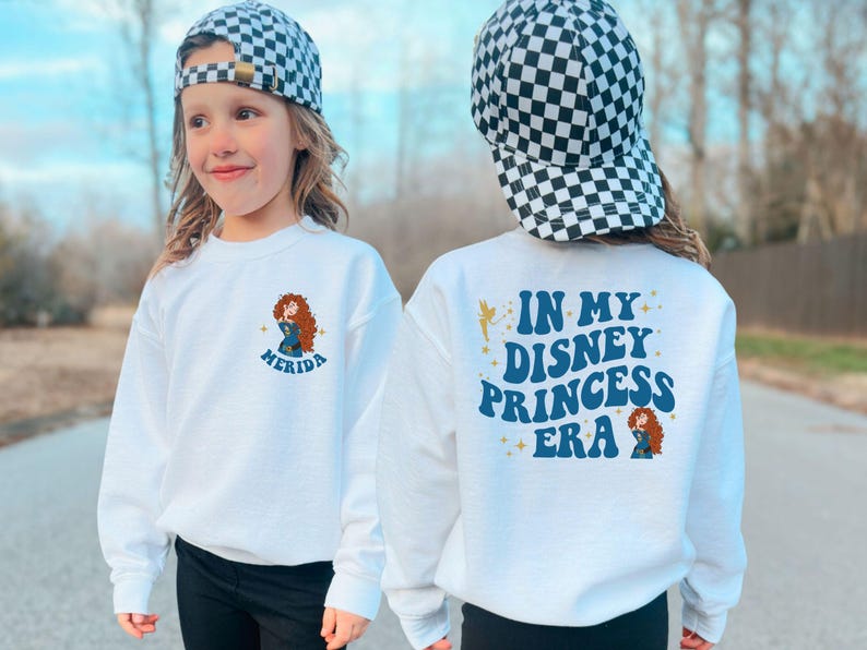 Disneyland In My Princess Era Girl Shirt, Birthday Gift For Kids, Cinderella Sweatshirt, Snow White Tee, Disney Ariel Shirt, Princess Aurora Shirt, Rapunzel Shirt, Disneyland Vacation T Shirt, Disney World Toddler Shirts, Disney Trip Tee