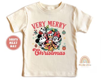 Mickey's Very Merry Christmas Shirt, Christmas Gift for Kids, Merry Christmas T-Shirt, Mickey and Friends Shirt, Disney Christmas Sweatshirt