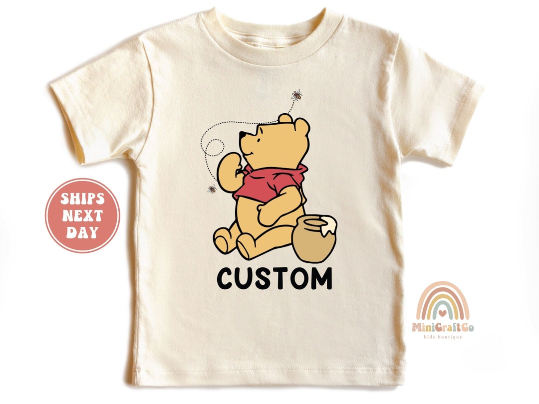 Custom Winnie Pooh Kids Shirt, Winnie Pooh Baby Onesie