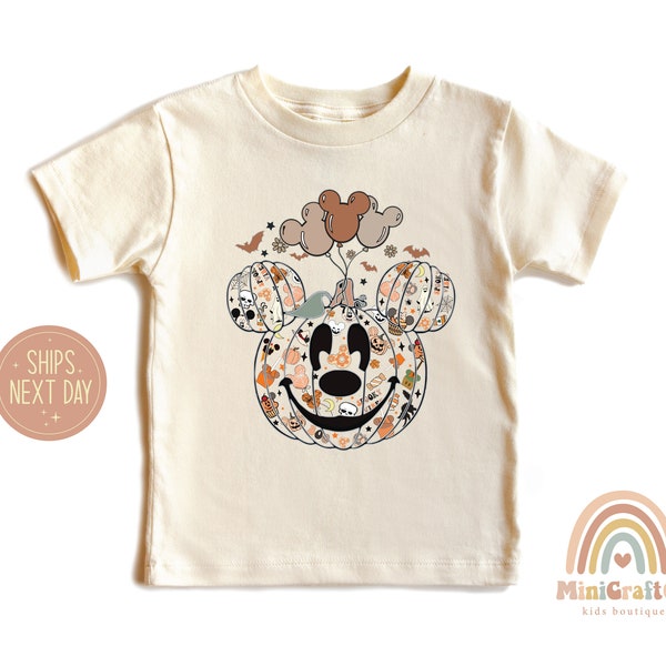 Mickey Mouse Pumpkin, Mickey Mouse Ears Shirt, Toddler Shirt, Mickey Mouse Shirt, Pumpkin Kids Shirt, Disney Family Holiday Gift