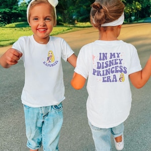 Disneyland In My Princess Era Girl Shirt, Birthday Gift For Kids, Cinderella Sweatshirt, Snow White Tee, Disney Ariel Shirt, Princess Aurora Shirt, Rapunzel Shirt, Disneyland Vacation T Shirt, Disney World Toddler Shirts, Disney Trip Tee