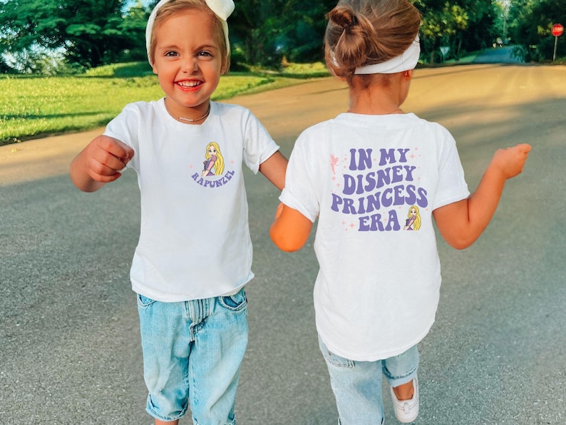 Disneyland In My Princess Era Girl Shirt, Birthday Gift For Kids, Cinderella Sweatshirt, Snow White Tee, Disney Ariel Shirt, Princess Aurora Shirt, Rapunzel Shirt, Disneyland Vacation T Shirt, Disney World Toddler Shirts, Disney Trip Tee
