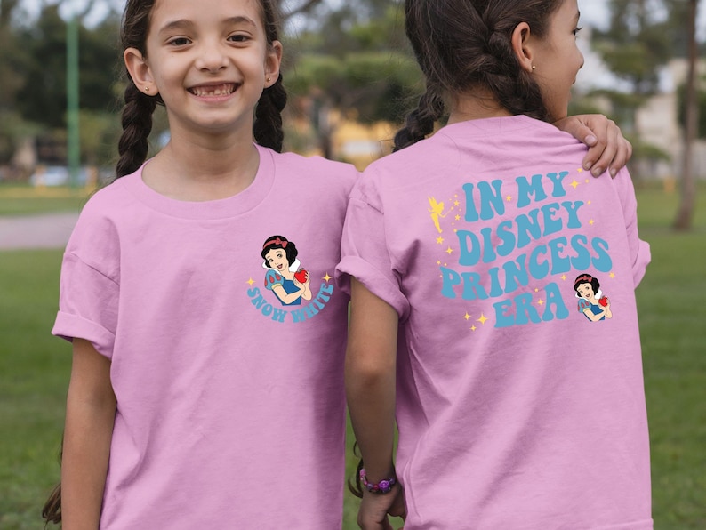 Disneyland In My Princess Era Girl Shirt, Birthday Gift For Kids, Cinderella Sweatshirt, Snow White Tee, Disney Ariel Shirt, Princess Aurora Shirt, Rapunzel Shirt, Disneyland Vacation T Shirt, Disney World Toddler Shirts, Disney Trip Tee