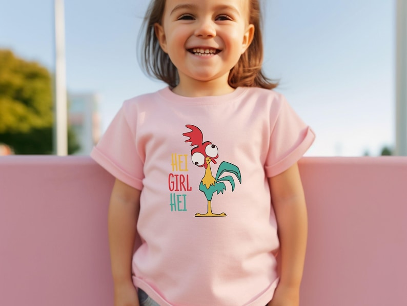 Funny Disney Hei Girl Hei Girl Shirt, Disneyland Vocation Princess Moana Gift, Moana Birthday Toddler Girl Tee, The Rooster Kids Tee, Disney Trip Shirt, Funny Hei Girl Hei Chicken Shirt, animal Lover Gift, Cute Cartoon Toddler Tee, Animal Graphic T-Shirt for Girls, Farm Shirt, Gift for Daughter, Birthday Girl Gift,, funny animal shirt, disney vacation tees, Disney Chicken Tshirt