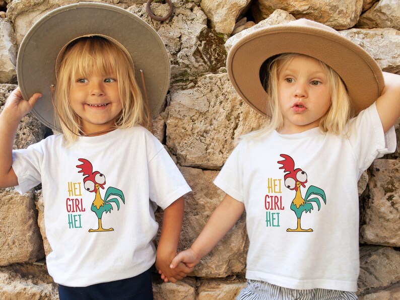 Funny Disney Hei Girl Hei Girl Shirt, Disneyland Vocation Princess Moana Gift, Moana Birthday Toddler Girl Tee, The Rooster Kids Tee, Disney Trip Shirt, Funny Hei Girl Hei Chicken Shirt, animal Lover Gift, Cute Cartoon Toddler Tee, Animal Graphic T-Shirt for Girls, Farm Shirt, Gift for Daughter, Birthday Girl Gift,, funny animal shirt, disney vacation tees, Disney Chicken Tshirt