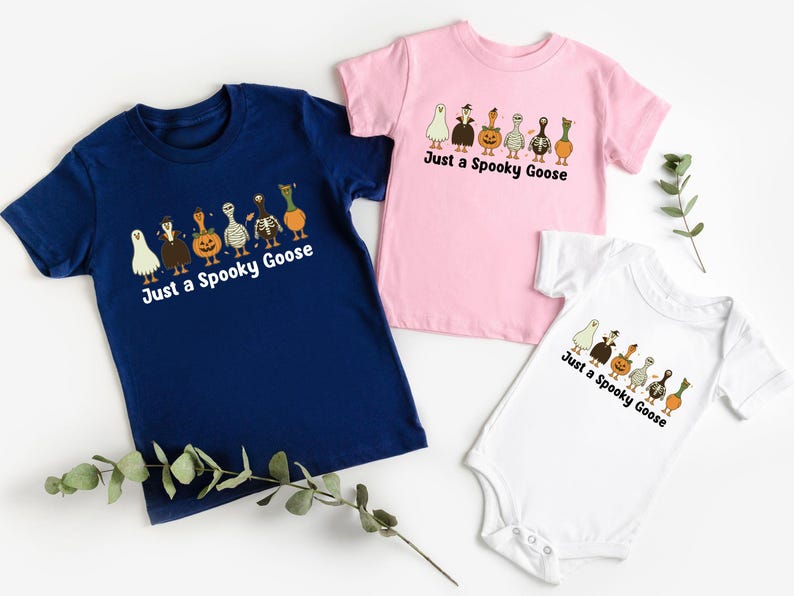 Halloween Spooky Goose Kids shirt, Funny Goose Tshirt, Fall Toddler Sweatshirt, Cute Fall Baby Shower, Cute Goose Baby Onesie®, Ghost Pumpkin Toddler Gift, Boo Halloween Shirt, Spooky Season Tshirt, Retro Halloween Tee, Vintage Halloween, Trick or Treat, Autumn Spooky Vibes, Just a Spooky Goose Funny Toddler T-Shirt