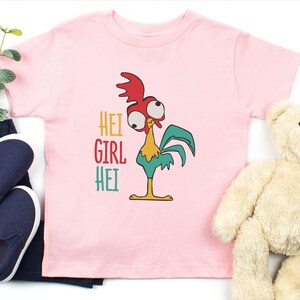 Funny Disney Hei Girl Hei Girl Shirt, Disneyland Vocation Princess Moana Gift, Moana Birthday Toddler Girl Tee, The Rooster Kids Tee, Disney Trip Shirt, Funny Hei Girl Hei Chicken Shirt, animal Lover Gift, Cute Cartoon Toddler Tee, Animal Graphic T-Shirt for Girls, Farm Shirt, Gift for Daughter, Birthday Girl Gift,, funny animal shirt, disney vacation tees, Disney Chicken Tshirt