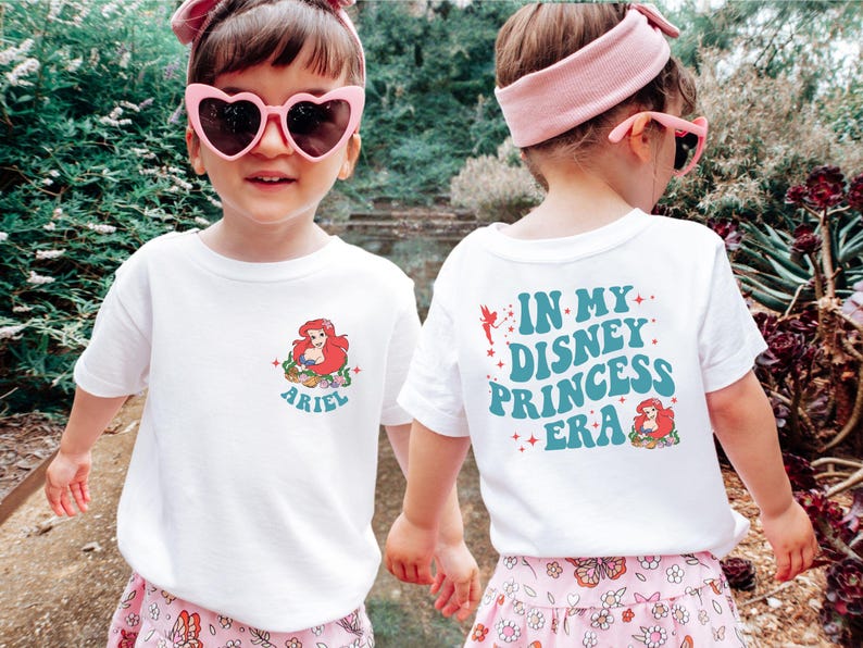 Disneyland In My Princess Era Girl Shirt, Birthday Gift For Kids, Cinderella Sweatshirt, Snow White Tee, Disney Ariel Shirt, Princess Aurora Shirt, Rapunzel Shirt, Disneyland Vacation T Shirt, Disney World Toddler Shirts, Disney Trip Tee