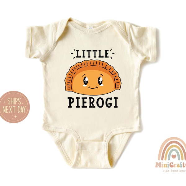 Little Pierogi Onesie®, Polish Onesie®, Baby Girl Onesie®, Baby Boy Onesie®, Food Onesie®, Little Pierogi Bodysuit, Polish Bodysuit,Food Tee