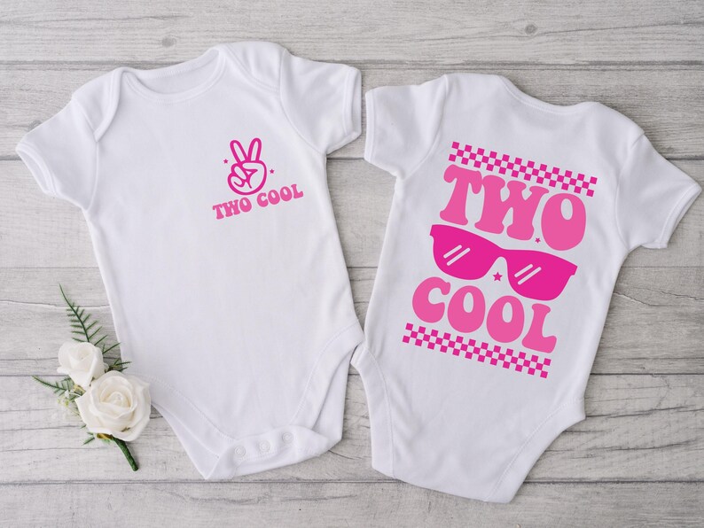 Two Cool Birthday Girl Shirt, Toddler Girl Gift, 2nd Birthday Girl Gift, Retro Groovy Birthday Girl Outfit, Two Year Old, Toddler Girl Party Outfit, Cute Retro Birthday T-Shirt for Kids, Fun Retro Birthday Shirt, 2nd Birthday Party Outfit for Girls