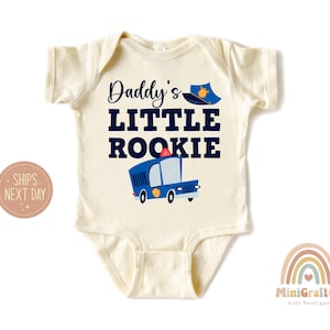 Little Rookie Police Toddler Shirt - Police Car And Hat Shirt, Future Police Officer Tee, Police Car Boys Shirt, Boys Police Birthday Tee