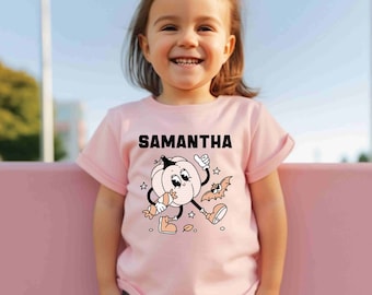 Personalized Halloween Shirt, Cute Pumpkin Ghost Shirt, Baby's First Halloween Shirt, Custom Kids Halloween Tee, Girls Halloween Shirt