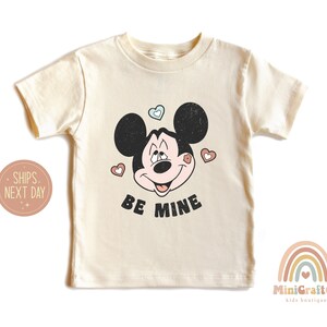 Be Mine Mickey Kids T-Shirt, Mickey Toddler Shirt, Disney Love Shirt, Kids Valentine Disney Shirt, Cute Valentines Day Shirt İdea
