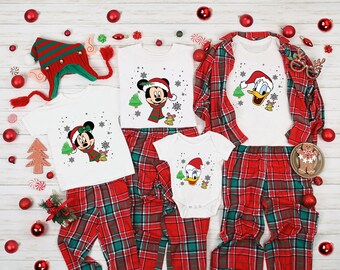 Mickey and Friends Christmas Shirt, Disney Family Matching Christmas Sweatshirt, Disneyland Christmas Trip Shirt, Mickey's Very Merry Xmas