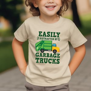 Garbage Truck Toddler Shirt, Kids Garbage Truck Gifts, Trash Truck Kids T-Shirt, Garbage Day Tee, Trash Day Tee, Recycle Trucks Shirt