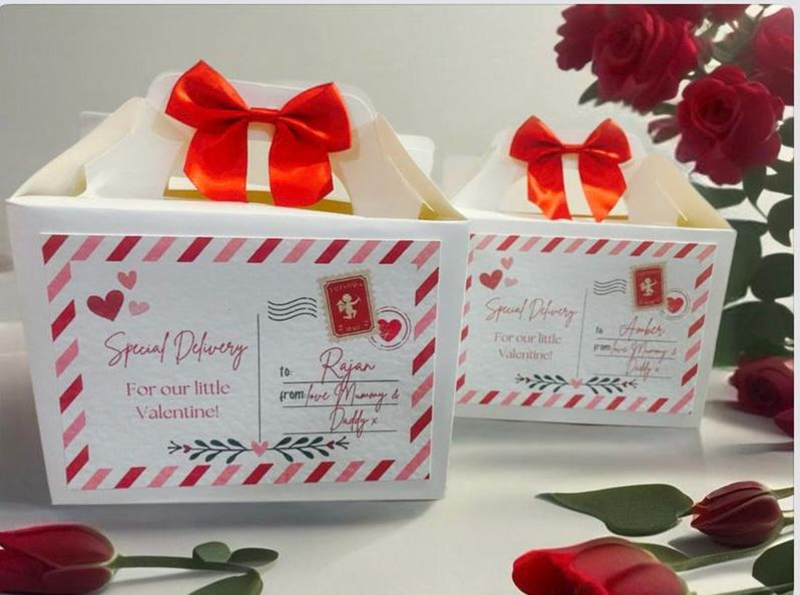 Personalised Valentines Gift Box, Love Mail Happy Valentines Day ...