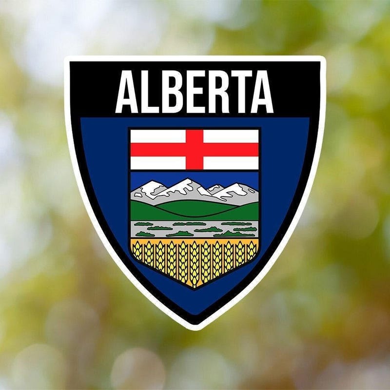 Flagging Notebook Alberta Flag Stickers - Etsy