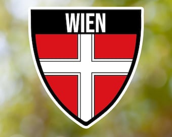 Wien Sticker Shield étanche pour ordinateur portable, voiture, livre, bouteille d'eau, casque, boîte à outils