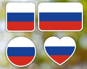 50 Adesivi Russia Tema In Vinile Impermeabile – Per Borracce, Laptop, Valigie, Auto, Skateboard E Chitarre