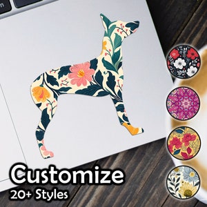 Pharaoh Hound Sticker, Dog Sticker With Pattern Waterproof for Laptop, Car, Book, Water Bottle, Helmet, Toolbox
