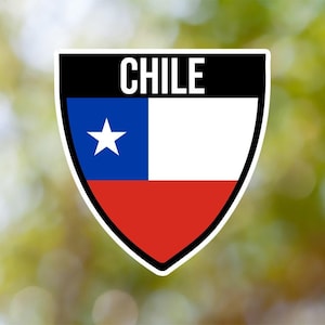 Chile Sticker Shield Waterproof for Laptop, Car, Book, Water Bottle, Helmet, Toolbox