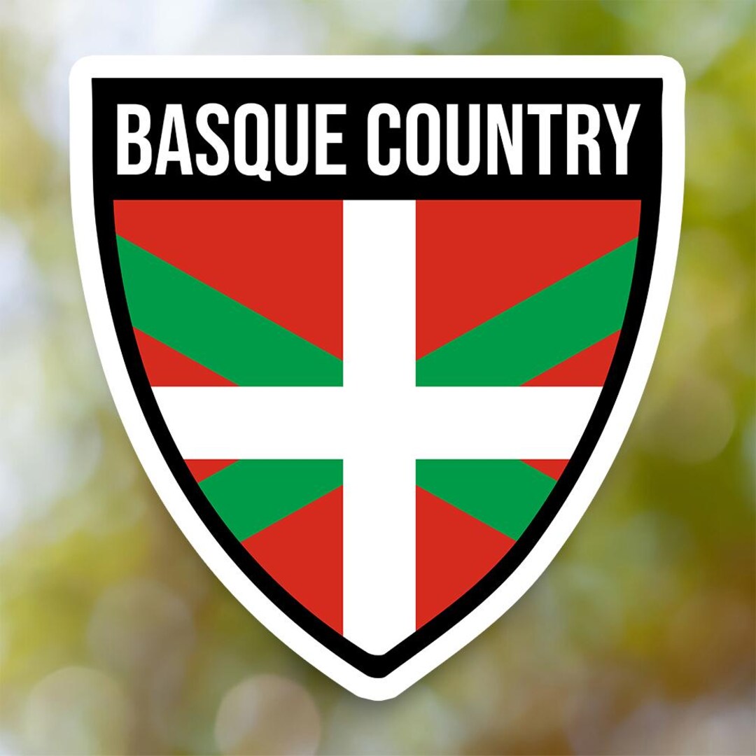 Basque Country Sticker Shield Waterproof for Laptop, Car, Book, Water ...