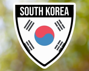 South Korea Sticker Shield Waterproof for Laptop, Car, Book, Water Bottle, Helmet, Toolbox