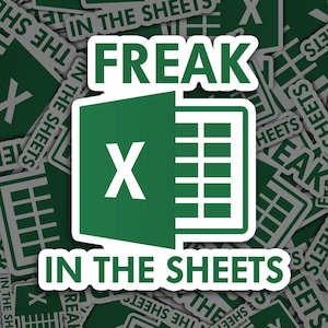 Freak on the Sheets meme sticker, IT sticker waterdicht, vinyl sticker, voor laptop auto, boek, bidon, helm, reistas, ...